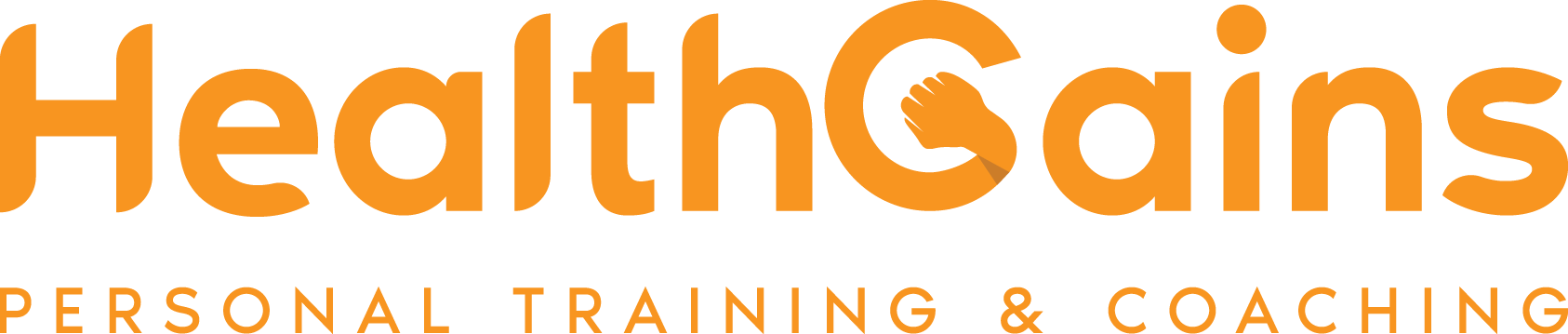 Logo van de personal trainer HealthGains